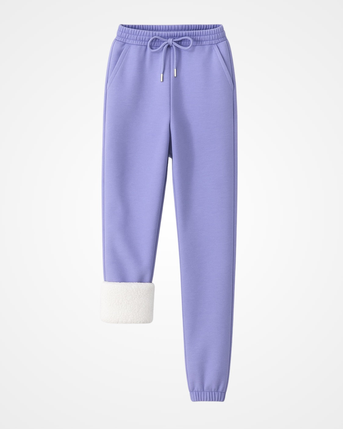 ADULTS LUX SHERPA SWEATPANTS - LAVENDER