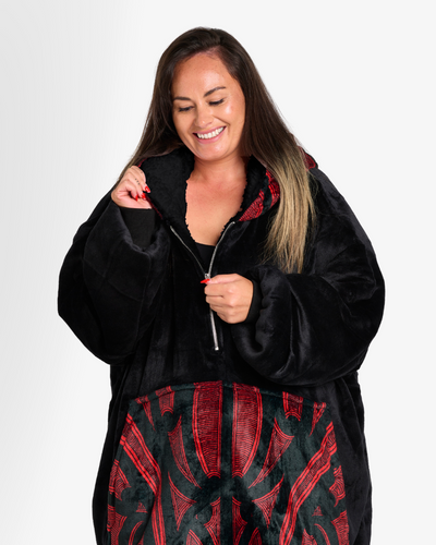 EXTRA LONG ADULT BLANKET HOODIE MANGU NZ Lycanhoodies